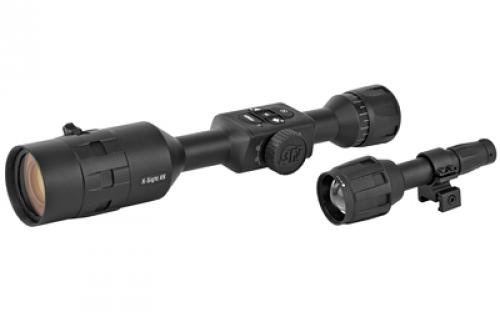 ATN X-Sight 4K Pro, Smart HD Optics, 5-20x, Obsidian IV Dual Core, Day/Night Mode, 1080 Display, RecordVideo, Captures Pictures, WiFi, GPS, Black Finish, Includes 30mm Rings, BLEM (Damaged Packaging) DGWSXS5204KP