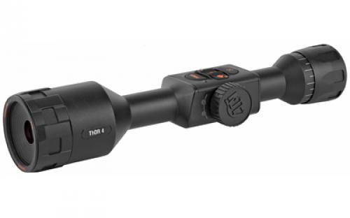 ATN THOR 4 384, Thermal Rifle Scope, 1.25-5X, 384x288, 5 Different Reticles In Red/Green/Blue/White/Black, Full HD Video Record, WiFi, GPS, Smooth Zoom and Smartphone With iOS or Android, Black Finish, Batteries Included TIWST4381A