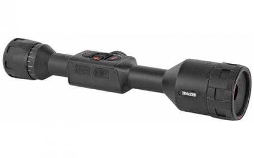 ATN THOR 4 384, Thermal Rifle Scope, 1.25-5X, 384x288, 5 Different Reticles In Red/Green/Blue/White/Black, Full HD Video Record, WiFi, GPS, Smooth Zoom and Smartphone With iOS or Android, Black Finish, Batteries Included TIWST4381A