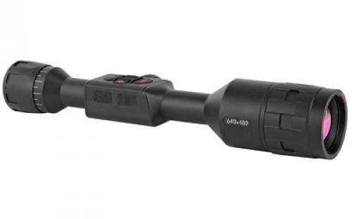 ATN THOR 4 640, Thermal Rifle Scope, 2.5-25X50mm, 30mm Main Body Tube, 640x480 Sensor Resolution, 7 Different Reticles In Red/Green/Blue/White/Black, Full HD Video Record, WiFi, GPS, Smooth Zoom and Smartphone With iOS or Android, Matte Finish, Black TIWST4643A