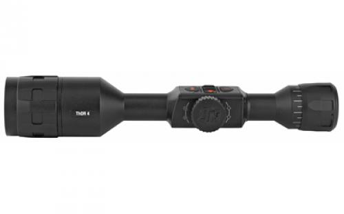 ATN THOR 4 640, Thermal Rifle Scope, 2.5-25X50mm, 30mm Main Body Tube, 640x480 Sensor Resolution, 7 Different Reticles In Red/Green/Blue/White/Black, Full HD Video Record, WiFi, GPS, Smooth Zoom and Smartphone With iOS or Android, Matte Finish, Black TIWST4643A