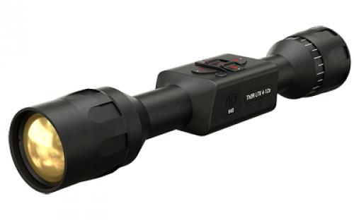 ATN THOR LTV, Thermal Rifle Scope, 4-12X Magnification, 640x480px Resolution, Multiple Reticles, 50MM Objective, 30MM Main Tube, Matte Finish, Black TIWSTLTV650X
