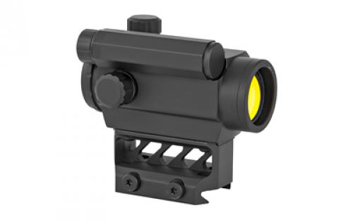 Black Spider LLC Red Dot Sight, Fits Picatinny, Black Finish, 3 MOA Center Dot, with Lens Covers, Lower 1/3 Mount, Auto-dimming Feature M0129