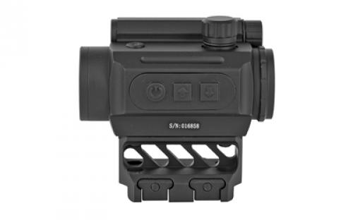 Black Spider LLC Red Dot Sight, Fits Picatinny, Black Finish, 3 MOA Center Dot, with Lens Covers, Lower 1/3 Mount, Auto-dimming Feature M0129