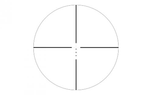 Burris Fullfield E1, Rifle Scope, 3-9X Magnification, 40mm Objective Lens, 1" Main Tube, Ballistic Plex Shotgun Reticle, Matte Black 200346