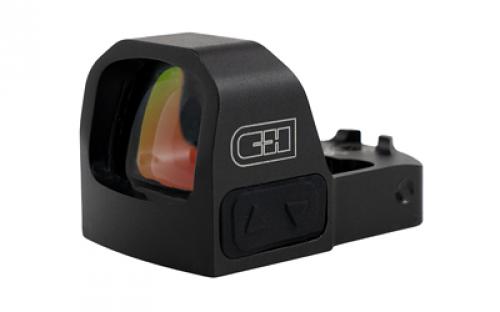C&H Precision Weapons EDC, Reflex Sight, 3 MOA Red Dot, CNC Machined One Piece Aluminum Housing, 50,000 Hour Battery Life, For Glock 43/48 MOS, Matte Finish, Black RD-EDC-RD-GLX