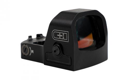 C&H Precision Weapons EDC, Reflex Sight, 3 MOA Red Dot, CNC Machined One Piece Aluminum Housing, 50,000 Hour Battery Life, For Glock 43/48 MOS, Matte Finish, Black RD-EDC-RD-GLX