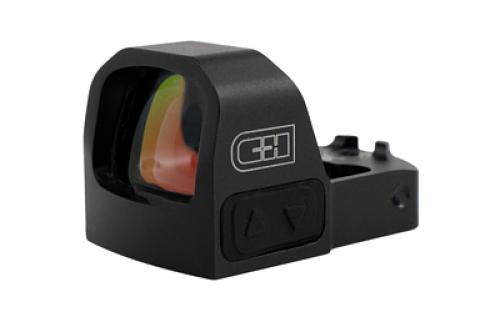 C&H Precision Weapons EDC, Reflex Sight, 3 MOA Red Dot, CNC Machined One Piece Aluminum Housing, 50,000 Hour Battery Life, Matte Finish, Black RD-EDC-RD-RMSC