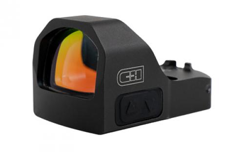 C&H Precision Weapons EDC-XL, Reflex Sight, 3 MOA Red Dot, CNC Machined One Piece Aluminum Housing, 50,000 Hour Battery Life, Matte Finish, Black RD-EDC-XL-RD