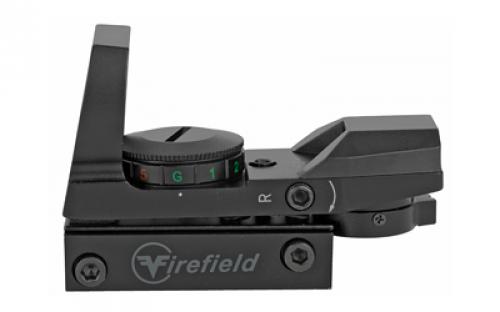 Firefield Multi Red & Green Reflex Sight, Black, Red/Green- 4 Reticle Options FF13004