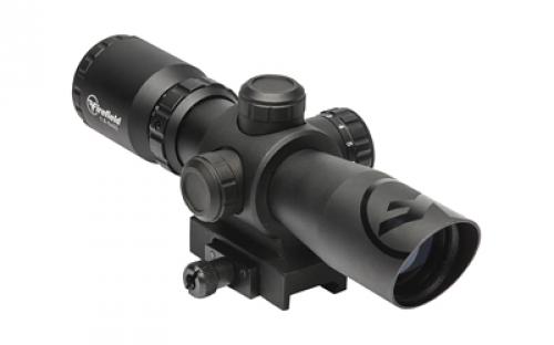 Firefield Barrage, Rifle Scope, 1.5-5X32MM, Red/Green Illuminated Mil-Dot Reticle, IPX4 Waterproof, Integrated Mount, Matte Finish, Black FF13061