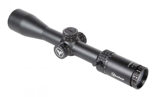 Firefield RapidStrike Rifle Scope, 4-16X Magnification, 44MM Objective, 30MM Main Tube, Plex Reticle, Matte Finish, Black FF13073