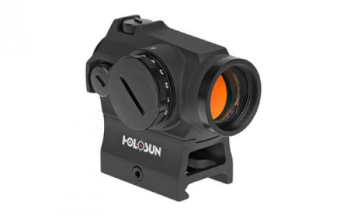 Holosun Technologies Micro Red Dot, 2MOA Dot, 1X Power, 20MM Objective, Hi and Low Mount In Box, Side Battery Tray, Mounting Tool And Lens Cloth, Black Finish HS403R