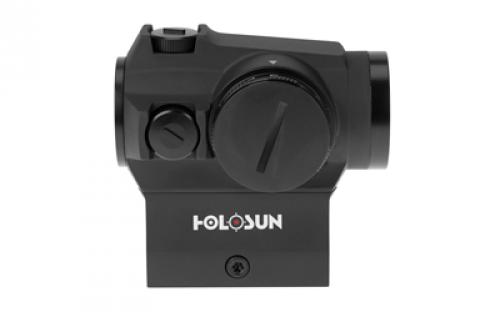 Holosun Technologies Micro Red Dot, 2MOA Dot, 1X Power, 20MM Objective, Hi and Low Mount In Box, Side Battery Tray, Mounting Tool And Lens Cloth, Black Finish HS403R
