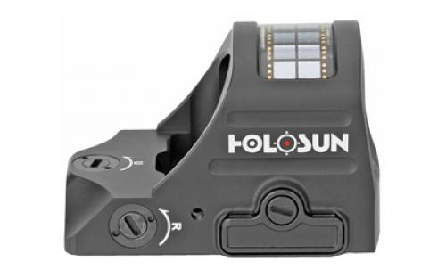 Holosun Technologies 407C-X2, Red Dot, 2 MOA, Black, Side Battery, Solar Failsafe, Mount Not Included HS407C X2