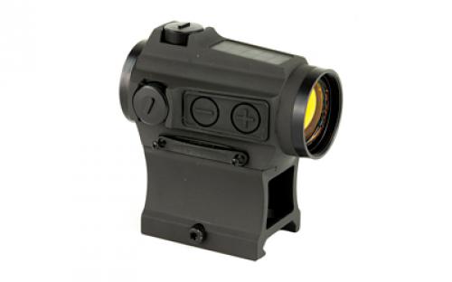 Holosun Technologies Micro Red Dot, 2MOA Dot Only or a 2MOA Dot with 65MOA Circle, Solar With Internal Battery, Includes Low and Lower 1/3 Co-Witness Mount, Housing Shrouds for Windage and Elevation Turrets, Fits 1913 Picatinny Rail, Black HS503CU