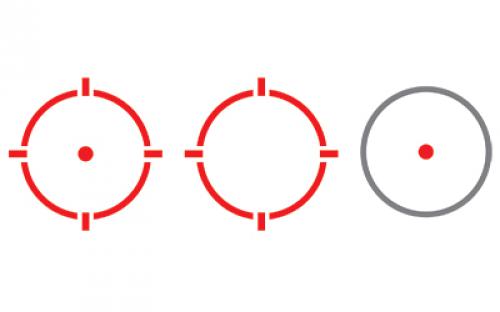 Holosun Technologies Micro Red Dot, 2MOA Dot Only or a 2MOA Dot with 65MOA Circle, Solar With Internal Battery, Includes Low and Lower 1/3 Co-Witness Mount, Housing Shrouds for Windage and Elevation Turrets, Fits 1913 Picatinny Rail, Black HS503CU