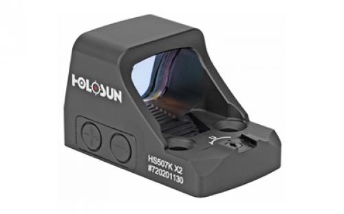 Holosun Technologies 507K-X2, Red Dot, 32 MOA Ring & 2 MOA Dot, Black Color HS507K X2