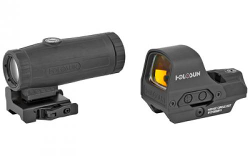 Holosun Technologies HS10C Open Reflex Circle Dot Sight and HM3X Magnifier Combo Pack 510C+HM3X