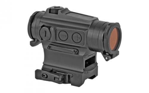 Holosun Technologies Micro Red Dot, 2MOA Dot with 65MOA Circle or 2 MOA Dot, QR Mount  ARD  Flip Caps, Solar with Internal Battery, Black HS515CM