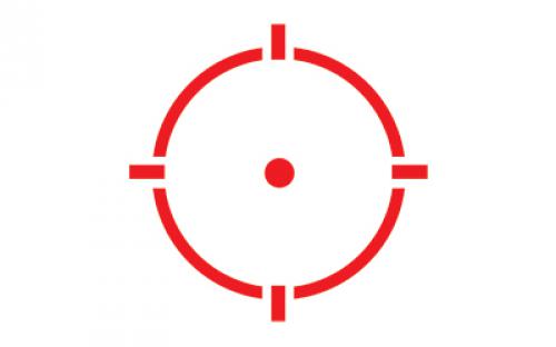 Holosun Technologies Micro Red Dot, 2MOA Dot with 65MOA Circle or 2 MOA Dot, QR Mount  ARD  Flip Caps, Solar with Internal Battery, Black HS515CM