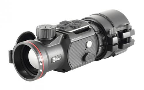 IRAYUSA MATE MAH50, Clip On Thermal Weapon Sight, 1X50mm, Multiple Reticle (2 Dynamic, 5 Static), 2 MOA, Black IRAY-MAH50