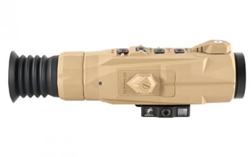 IRAYUSA Alpha RA50, Thermal Weapon Sight, 3X50mm, Multiple Reticle (2 Dynamic, 5 Static), 2 MOA, Tan, Fits Picatinny IRAY-RA50