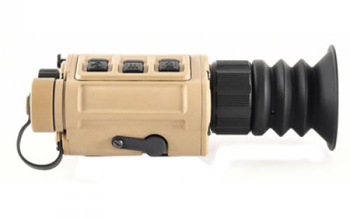 IRAYUSA Micro RH25, Thermal Monocular, 1X25mm, Multiple Reticle (2 Dynamic, 5 Static), 2 MOA, Tan IRAY-RH25