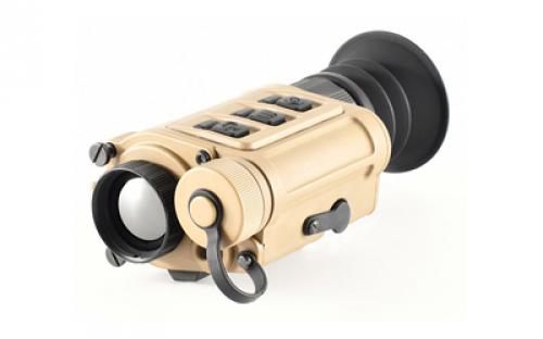 IRAYUSA Micro RH25, Thermal Monocular, 1X25mm, Multiple Reticle (2 Dynamic, 5 Static), 2 MOA, Tan IRAY-RH25