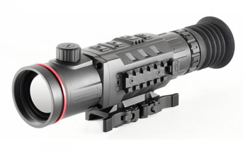 IRAYUSA RICO Pro RH50P, Thermal Weapon Sight, 1X25mm/3X50mm, Multiple Reticle (2 Dynamic, 5 Static), 2 MOA, Black, Dual FOV, Fits Picatinny IRAY-RH50P