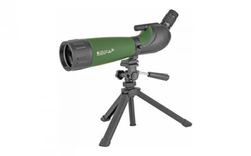 Konus KonuSpot-80, Spotting Scope, 20-60X80, 42.32oz, Green/Black Color, Includes Storage Case, Smart Phone Adapter, Photo Adapter Tube 7126