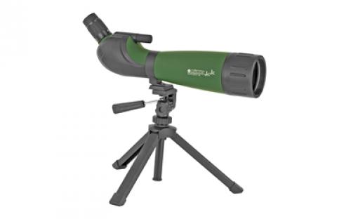 Konus KonuSpot-80, Spotting Scope, 20-60X80, 42.32oz, Green/Black Color, Includes Storage Case, Smart Phone Adapter, Photo Adapter Tube 7126