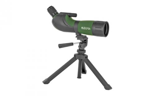 Konus KonuSpot-65, Spotting Scope, 15-45X65, 31.7oz, Green/Black Color, Includes Tripod, Storage Case, Smart Phone Adapter, Photo Adapter Tube 7128