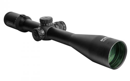 Konus Diablo, Rifle Scope, 6-24X Magnification, 50MM Objective, 30mm Main Tube, Etched Illuminated Mildot Reticle, Matte Finish, Black, Includes Lens Cleaning Cloth 7173