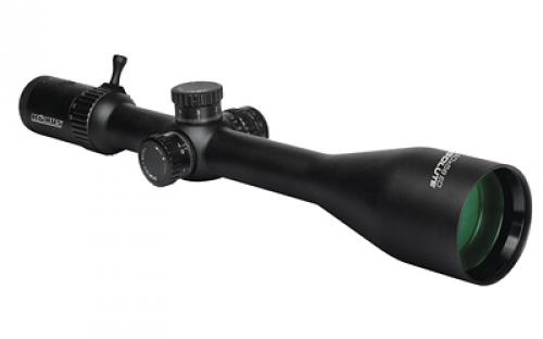Konus Absolute, Rifle Scope, 5-40X Magnification, 56MM Objective, 30mm Main Tube, Ethched Illuminated Mil-Dot Reticle, Matte Finish, Black, Includes Lens Cleaning Cloth 7179