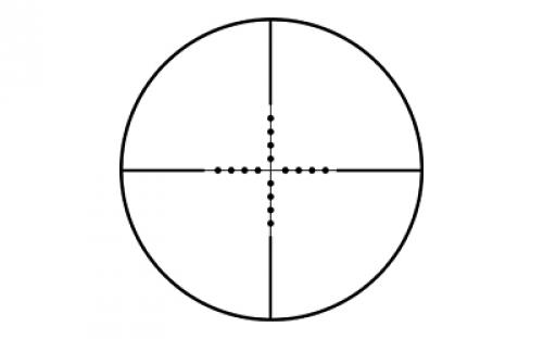 Konus KonusPro Rifle Scope, 6-24X44mm, 1" Tube, Glass Etched Mil-Dot Reticle, Matte Black Finish, Includes Lens Caps and Cleaning Cloth 7259