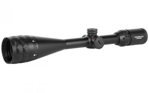 Konus KonusPro Plus Rifle Scope, 6-24X50, 1, Fine Cross Hair with Dual Illuminated Center Dot Reticle, Matte Finish 7274