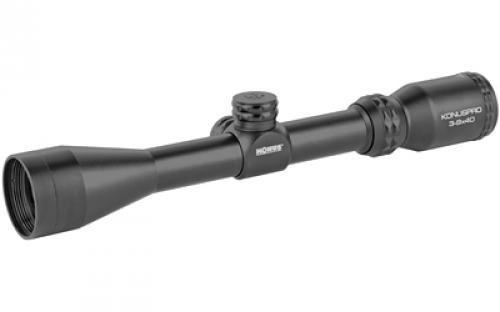 Konus KonusPro 550, Rifle Scope, 3-9X40mm, 1 Tube, Etched 550 Yard Ballistic Reticle, Matte Black Finish, Includes Lens Caps and Cleaning Cloth 7275