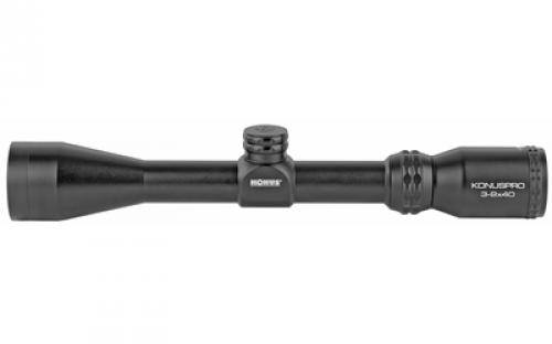 Konus KonusPro 550, Rifle Scope, 3-9X40mm, 1" Tube, Etched 550 Yard Ballistic Reticle, Matte Black Finish, Includes Lens Caps and Cleaning Cloth 7275