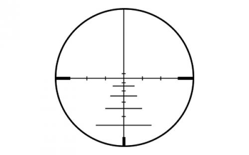 Konus KonusPro 550, Rifle Scope, 3-9X40mm, 1" Tube, Etched 550 Yard Ballistic Reticle, Matte Black Finish, Includes Lens Caps and Cleaning Cloth 7275