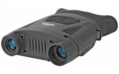 Konus KonuSpy-11, Night Vision Binoculars, 3X/4.5X/6X Digital Zoom, 32mm Objective Lenses, Black Color, Photo and Video Modes, Includes AV Cables, USB Cable, 8GB SD Card, Storage Case, 4 AA Alkaline Batteries 7932