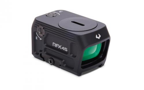 Viridian Weapon Technologies RFX45, Closed Emitter Optic, 3 MOA Green Dot, 1x24mm Obective, Compatible with Acro Footprint, Black, Includes MOS Adapter Plate 981-0051
