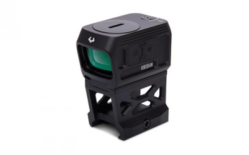 Viridian Weapon Technologies RFX45 Pro, Closed Emitter Optic, 3 MOA Green Dot, 1x24mm Objective, Compatible with Acro Footprint, Black, Includes MOS and RMR Adapter Plates, High and Low Picatinny Mounts 981-0052