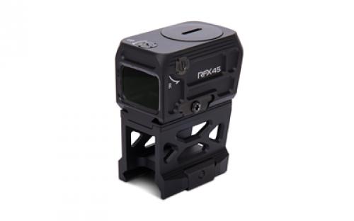 Viridian Weapon Technologies RFX45 Pro, Closed Emitter Optic, 3 MOA Green Dot, 1x24mm Objective, Compatible with Acro Footprint, Black, Includes MOS and RMR Adapter Plates, High and Low Picatinny Mounts 981-0052