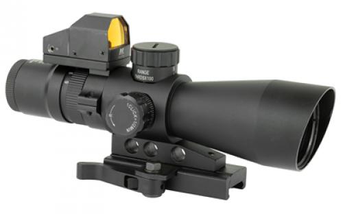 NCSTAR 3-9X42 Scope with Micro Dot, 3-9X Magnification, 42mm Objective Lens, Black, 3 MOA Red Dot, Fits Weaver/ Picatinny Rails, Scope and Red Dot use (1) CR2032 Each (Included) STP3942GDV2