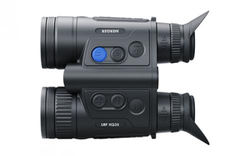Pulsar Merger LRF XQ35, Laser Range Finder, Thermal Imaging Binocular, 1-12X35MM, Matte Finish, Black PL77483