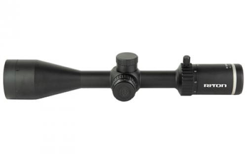 Riton Optics 1 Series PRIMAL, Rifle Scope, 4-12X50mm, 1" Tube, RDH Center Dot Duplex Illuminated Reticle, Second Focal Plane, Black 1P412ASI