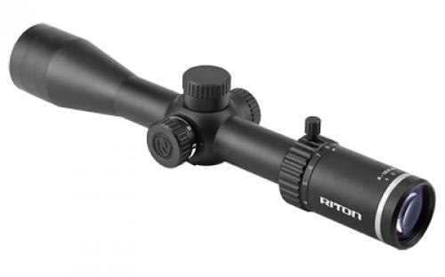 Riton Optics 1 Series PRIMAL, Rifle Scope, 4-16X44 , 1" Tube, RUT Reticle, Second Focal Plane, Black 1P416AS23