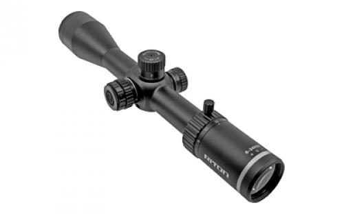 Riton Optics 3 Series CONQUER, Rifle Scope, 6-24X50mm, 30mm Tube, MPSR Illuminated Reticle, First Focal Plane, Black Color 3C624AFI