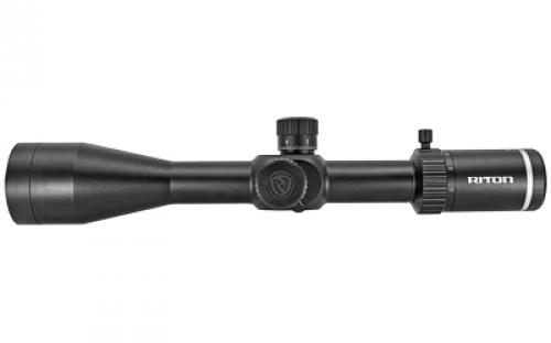 Riton Optics 3 Series CONQUER, Rifle Scope, 6-24X50mm, 30mm Tube, MPSR Illuminated Reticle, First Focal Plane, Black Color 3C624AFI